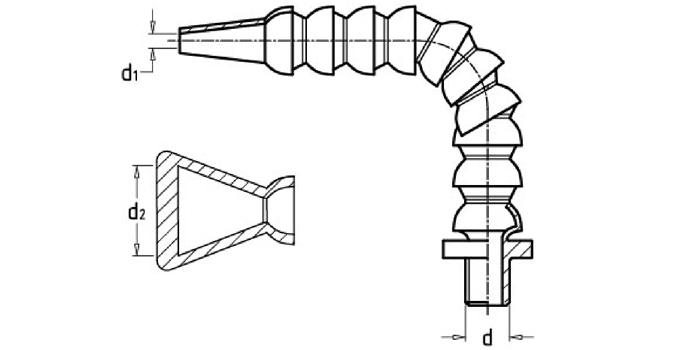可調(diào)塑料冷卻管