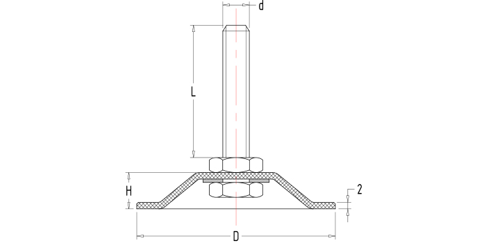 固定調節支撐腳